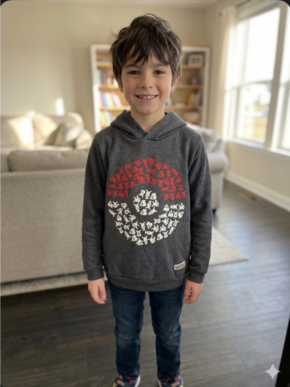 🧠 Pokémon Sweatshirt size 8 youth